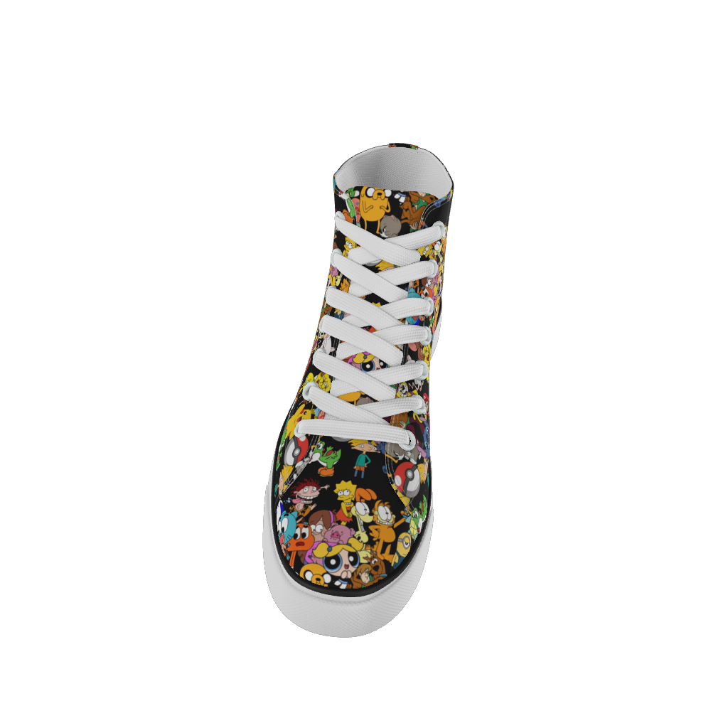 Cartoon mashup High Top